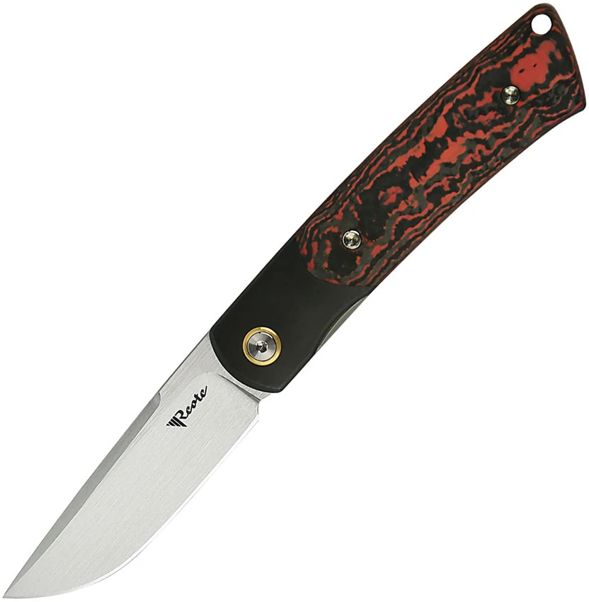 Reate Knives Tribute Linerlock Lava Flow 3 Reate Knives Tribute Linerlock Lava Flow