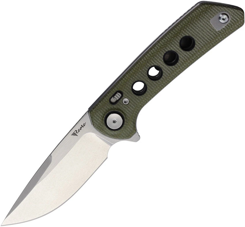 Reate Knives PL-XF Pivot Lock Grn Mic SW 3 Reate Knives PL-XF Pivot Lock Grn Mic SW