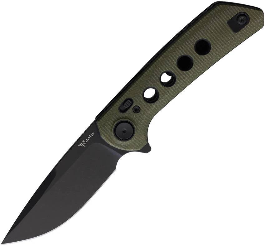Reate Knives PL-XF Pivot Lock Grn Mic PVD 3 Reate Knives PL-XF Pivot Lock Grn Mic PVD