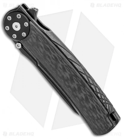 Reate Knives Reate J.A.C.K. 2.0 Integral Frame Lock Knife Black PVD Ti/CF (3.94" Satin) 4 Reate Knives Reate J.A.C.K. 2.0 Integral Frame Lock Knife Black PVD Ti/CF (3.94" Satin) - Image 2