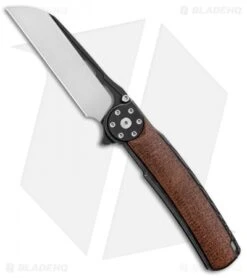 Reate Knives Reate J.A.C.K. 2.0 Integral Frame Lock Knife Black PVD Ti/Micarta (3.94" Satin)