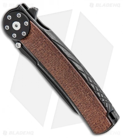 Reate Knives Reate J.A.C.K. 2.0 Integral Frame Lock Knife Black PVD Ti/Micarta (3.94" Satin) 4 Reate Knives Reate J.A.C.K. 2.0 Integral Frame Lock Knife Black PVD Ti/Micarta (3.94" Satin) - Image 2