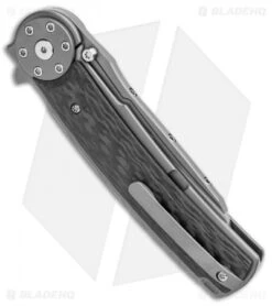 Reate Knives Reate J.A.C.K. 2.0 Integral Frame Lock Knife Blasted Ti/CF (3.94" Satin) -Reate Knives REATE J.A.C.K. 2.0 Integral FL Blasted Ti CF Satin BHQ 103230 jr side