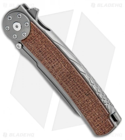 Reate Knives Reate J.A.C.K. 2.0 Integral Frame Lock Knife Blasted Ti/Micarta (3.94" Satin) 4 Reate Knives Reate J.A.C.K. 2.0 Integral Frame Lock Knife Blasted Ti/Micarta (3.94" Satin) - Image 2