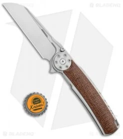 Reate Knives Reate J.A.C.K. 2.0 Integral Frame Lock Knife Wire Wheel Ti/Micarta (3.94" Satin) 11 Reate Knives Reate J.A.C.K. 2.0 Integral Frame Lock Knife Wire Wheel Ti/Micarta (3.94" Satin) -Reate Knives REATE J.A.C.K. 2.0 Integral FL Wire Wheel Ti Micarta Satin BHQ 103233 jr bottlecap