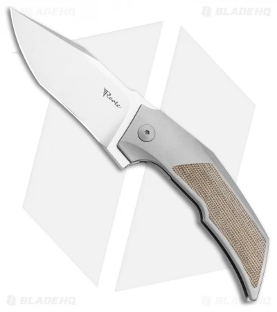 Reate Knives Reate Bharucha T3000 Frame Lock Green Micarta/Ti Beadblast Screws (3" Satin) 3 Reate Knives Reate Bharucha T3000 Frame Lock Green Micarta/Ti Beadblast Screws (3" Satin)