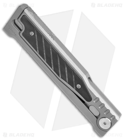 Reate Knives Reate EXO Gravity Drop Point Knife Titanium/Black G-10 (3.75" Two Tone PVD) 5 Reate Knives Reate EXO Gravity Drop Point Knife Titanium/Black G-10 (3.75" Two Tone PVD) - Image 3