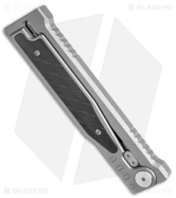 Reate Knives Reate EXO Gravity Bayonet Knife Titanium/Black G-10 (3.75" Two Tone PVD) 12 Reate Knives Reate EXO Gravity Bayonet Knife Titanium/Black G-10 (3.75" Two Tone PVD) -Reate Knives Reate EXO Gravity Double Edge Ti Black G 10 PVD BHQ 142279 jr side