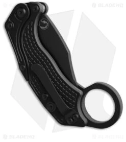 Reate Knives Reate EXO-K Gravity Karambit Button Lock Knife Black Aluminum (3.1" Black PVD) 13 Reate Knives Reate EXO-K Gravity Karambit Button Lock Knife Black Aluminum (3.1" Black PVD) -Reate Knives Reate EXO K Gravity Karambit Button Lock Knife Black Aluminum 3in Black PVD BHQ 183391 td side large