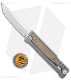 Reate Knives Reate EXO Tanto Gravity Knife Titanium/Amber Ultem (3.75" Satin/SW ELMAX) 13 Reate Knives Reate EXO Tanto Gravity Knife Titanium/Amber Ultem (3.75" Satin/SW ELMAX) -Reate Knives Reate EXO Tanto Gravity Knife Ti Amber Ultem Satin BHQ 142273 jr bottlecap