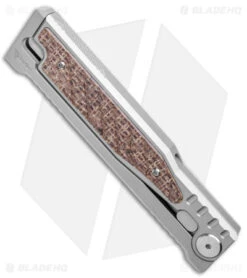 Reate Knives Reate EXO Tanto Gravity Knife Titanium/Burlap Micarta (3.75" Satin) 10 Reate Knives Reate EXO Tanto Gravity Knife Titanium/Burlap Micarta (3.75" Satin) -Reate Knives Reate EXO Tanto Gravity Knife Ti Burlap Micarta Satin BHQ 175242 jr spine