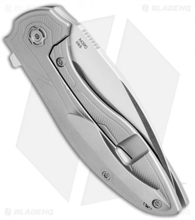 Reate Knives Reate Iron Frame Lock Flipper Knife Carbon Fiber (3.25" Satin) 5 Reate Knives Reate Iron Frame Lock Flipper Knife Carbon Fiber (3.25" Satin) - Image 3