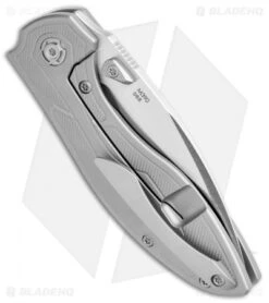 Reate Knives Reate Iron Frame Lock Knife W/ Thumb Stud Carbon Fiber (3.25" Satin) -Reate Knives Reate Iron FL Thumb Stud CF Satin BHQ 111126 jr side