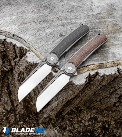 Reate Knives Reate J.A.C.K. 2.0 Integral Frame Lock Knife Blasted Ti/Micarta (3.94" Satin) 8 Reate Knives Reate J.A.C.K. 2.0 Integral Frame Lock Knife Blasted Ti/Micarta (3.94" Satin) - Image 6