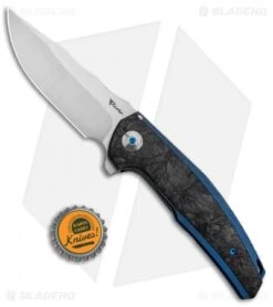 Reate Knives Reate J.A.C.K. Integral Knife Blue Titanium/Marble Carbon Fiber (3.94" Satin) 9 Reate Knives Reate J.A.C.K. Integral Knife Blue Titanium/Marble Carbon Fiber (3.94" Satin) -Reate Knives Reate J.A.C.K. Integral Blue Ti Marble CF Satin BHQ 87832 jr bottlecap
