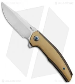 Reate Knives Reate J.A.C.K. Integral Knife Bronze Titanium/Brass (3.94" Satin)