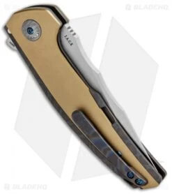 Reate Knives Reate J.A.C.K. Integral Knife Flame Titanium/Brass (3.94" Satin) 8 Reate Knives Reate J.A.C.K. Integral Knife Flame Titanium/Brass (3.94" Satin) -Reate Knives Reate J.A.C.K. Integral Flame Ti Brass Satin BHQ 87842 jr side