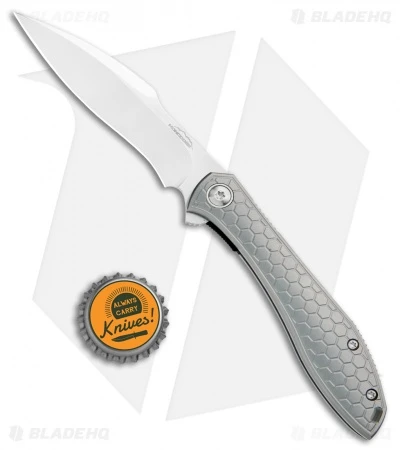 Reate Knives Jerry Moen Custom Mongoose Flipper Knife (3.625" Mirror Polish) RWL-34 6 Reate Knives Jerry Moen Custom Mongoose Flipper Knife (3.625" Mirror Polish) RWL-34 - Image 4