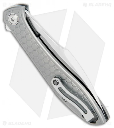 Reate Knives Jerry Moen Custom Mongoose Flipper Knife (3.625" Mirror Polish) RWL-34 5 Reate Knives Jerry Moen Custom Mongoose Flipper Knife (3.625" Mirror Polish) RWL-34 - Image 3