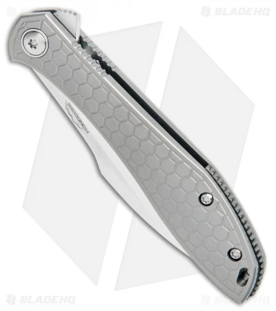 Reate Knives Jerry Moen Custom Mongoose Flipper Knife (3.625" Mirror Polish) RWL-34 4 Reate Knives Jerry Moen Custom Mongoose Flipper Knife (3.625" Mirror Polish) RWL-34 - Image 2