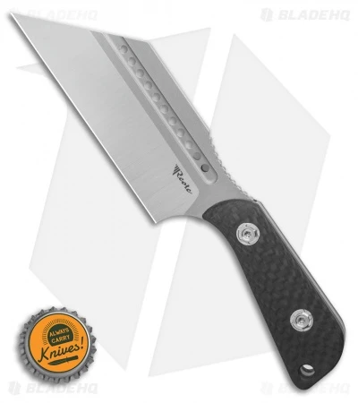 Reate Knives Reate Jim Skeleton Tibia Fixed Blade Knife Carbon Fiber (3.8" Satin) Limited 4 Reate Knives Reate Jim Skeleton Tibia Fixed Blade Knife Carbon Fiber (3.8" Satin) Limited - Image 4