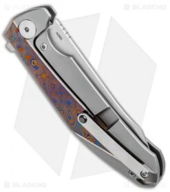 Reate Knives Reate K-1 Frame Lock Flipper Knife Titanium/Mokuti (3.8" M390 Hand Satin) 8 Reate Knives Reate K-1 Frame Lock Flipper Knife Titanium/Mokuti (3.8" M390 Hand Satin) -Reate Knives Reate K 1 FL Ti Mokuti Hand Satin BHQ 74962 jr side