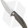 Reate Knives Reate K-1 Frame Lock Flipper Knife Carbon Fiber/Bronze Ti (3.8" M390 Satin) -Reate Knives Reate K 1 cf bronze ti satin BHQ 74959 er