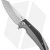 Reate Knives Reate K-1 Frame Lock Flipper Knife Carbon Fiber/Titanium (3.8" Hand Satin) -Reate Knives Reate K 1 cf ti hand satin BHQ 70993 er