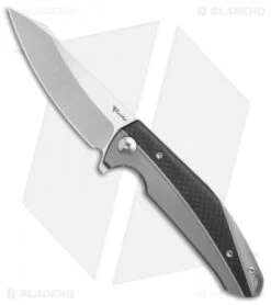 Reate Knives Reate K-1 Frame Lock Flipper Knife Carbon Fiber/Titanium (3.8" Satin)