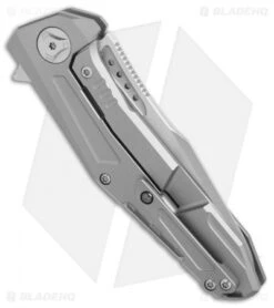 Reate Knives Reate K-3 Frame Lock Flipper Knife Carbon Fiber/Ti (3.875" Satin) 7 Reate Knives Reate K-3 Frame Lock Flipper Knife Carbon Fiber/Ti (3.875" Satin) -Reate Knives Reate K 3 cf ti satin BHQ 74982 er side