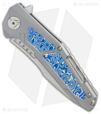 Reate Knives Reate K-3 Tanto Frame Lock Flipper Knife Ti/Mokuti (3.875" Satin) 4 Reate Knives Reate K-3 Tanto Frame Lock Flipper Knife Ti/Mokuti (3.875" Satin) - Image 2