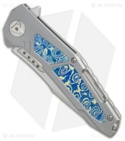 Reate Knives Reate K-3 Frame Lock Flipper Knife Ti/Mokuti (3.875" Satin) 8 Reate Knives Reate K-3 Frame Lock Flipper Knife Ti/Mokuti (3.875" Satin) -Reate Knives Reate K 3 ti mokuti satin BHQ 74981 er spine