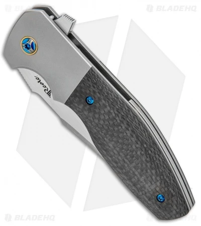 Reate Knives Reate Kirby Lambert Augustus Bolster Lock Knife Carbon Fiber (3.6" Satin) 4 Reate Knives Reate Kirby Lambert Augustus Bolster Lock Knife Carbon Fiber (3.6" Satin) - Image 2