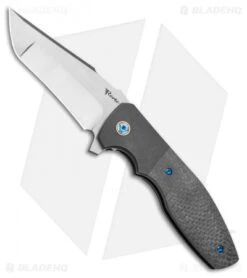 Reate Knives Reate Kirby Lambert Augustus PVD Bolster Lock Knife Carbon Fiber (3.6" Satin)