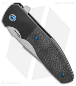 Reate Knives Reate Kirby Lambert Augustus PVD Bolster Lock Knife Carbon Fiber (3.6" Satin) 7 Reate Knives Reate Kirby Lambert Augustus PVD Bolster Lock Knife Carbon Fiber (3.6" Satin) -Reate Knives Reate Kirby Lambert Augustus PVD Bolster Lock Knife Carbon Fiber 3.6in Satin BHQ 115204 LS Spine