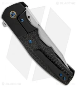 Reate Knives Reate Kirby Lambert Crossroads Liner Lock Knife Black Ti/CF (3.54" Satin) 8 Reate Knives Reate Kirby Lambert Crossroads Liner Lock Knife Black Ti/CF (3.54" Satin) -Reate Knives Reate Kirby Lambert Crossroads LL Black Ti CF Satin BHQ 87827 jr side