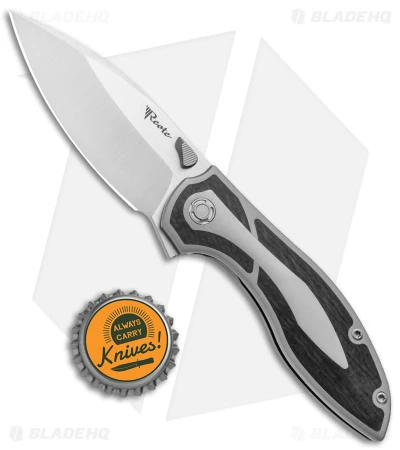 Reate Knives Reate Kirby Lambert Iron-X Frame Lock Knife Carbon Fiber (3.25" Satin M390) 6 Reate Knives Reate Kirby Lambert Iron-X Frame Lock Knife Carbon Fiber (3.25" Satin M390) - Image 4