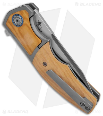 Reate Knives Reate Kirby Lambert Mini Crossroads Knife White Micarta (3.3" Satin M390) 5 Reate Knives Reate Kirby Lambert Mini Crossroads Knife White Micarta (3.3" Satin M390) - Image 3