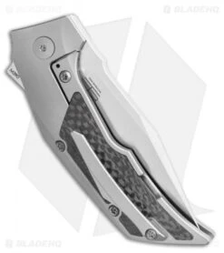 Reate Knives Bharucha T3000 Carbon Fiber Bead Blast (3" Satin) 8 Reate Knives Bharucha T3000 Carbon Fiber Bead Blast (3" Satin) -Reate Knives Reate Knives Bharucha T3000 Carbon Fiber Bead Blast 3in Satin BHQ 115090 LS Side