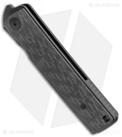 Reate Knives Bushido Liner Lock Knife Black Titanium CF (2.8" Black) 4 Reate Knives Bushido Liner Lock Knife Black Titanium CF (2.8" Black) - Image 2