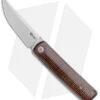 Reate Knives Bushido Liner Lock Knife Burlap Micarta (2.8" Stonewash) -Reate Knives Reate Knives Bushido LL Burlap Micarta SW BHQ 115128 jr