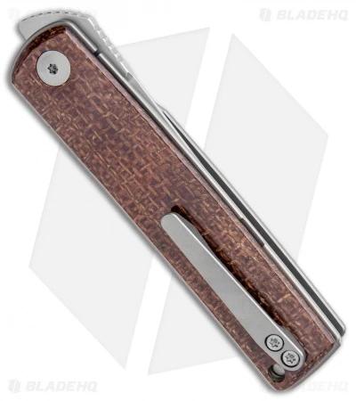 Reate Knives Bushido Liner Lock Knife Burlap Micarta (2.8" Stonewash) 5 Reate Knives Bushido Liner Lock Knife Burlap Micarta (2.8" Stonewash) - Image 3