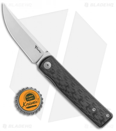 Reate Knives Bushido Liner Lock Knife Titanium CF (2.8" Hand Satin) 6 Reate Knives Bushido Liner Lock Knife Titanium CF (2.8" Hand Satin) - Image 4