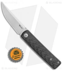 Reate Knives Bushido Liner Lock Knife Titanium CF (2.8" Stonewashed) 9 Reate Knives Bushido Liner Lock Knife Titanium CF (2.8" Stonewashed) -Reate Knives Reate Knives Bushido LL Ti CF SW BHQ 115125 jr bottlecap