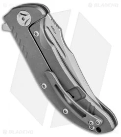 Reate Knives Faisal Yamin Valhalla Frame Lock Knife Hollowed Ti (3.8" Stonewash) 8 Reate Knives Faisal Yamin Valhalla Frame Lock Knife Hollowed Ti (3.8" Stonewash) -Reate Knives Reate Knives Faisal Yamin Valhalla FL Hallowed Ti SW BHQ 83623 jr side