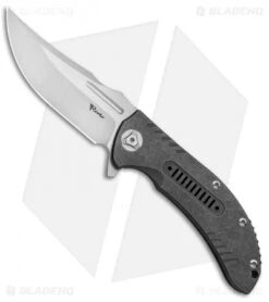 Reate Knives Faisal Yamin Valhalla Frame Lock Knife Hollowed Ti (3.8" Satin)
