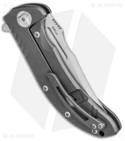 Reate Knives Faisal Yamin Valhalla Frame Lock Knife Hollowed Ti (3.8" Satin) 8 Reate Knives Faisal Yamin Valhalla Frame Lock Knife Hollowed Ti (3.8" Satin) -Reate Knives Reate Knives Faisal Yamin Valhalla FL Hallowed Ti Satin BHQ 83622 jr side