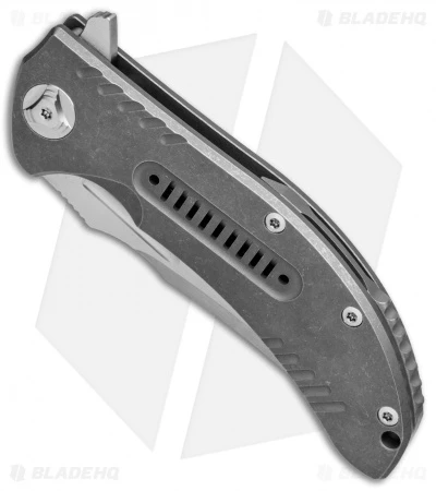 Reate Knives Faisal Yamin Valhalla Frame Lock Knife Hollowed Ti (3.8" Satin) 4 Reate Knives Faisal Yamin Valhalla Frame Lock Knife Hollowed Ti (3.8" Satin) - Image 2