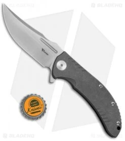 Reate Knives Faisal Yamin Valhalla Frame Lock Knife Titanium (3.8" Stonewash) 9 Reate Knives Faisal Yamin Valhalla Frame Lock Knife Titanium (3.8" Stonewash) -Reate Knives Reate Knives Faisal Yamin Valhalla FL Patterned Ti SW BHQ 83621 jr bottlecap
