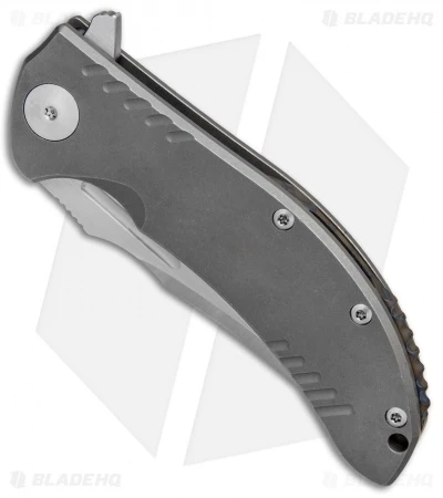 Reate Knives Faisal Yamin Valhalla Frame Lock Knife Patterned Ti (3.8" Satin) 4 Reate Knives Faisal Yamin Valhalla Frame Lock Knife Patterned Ti (3.8" Satin) - Image 2